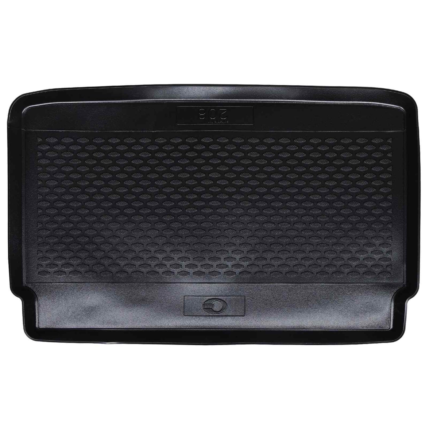 Trunk Mat Black suitable for PEUGEOT 208 2018- Rubber