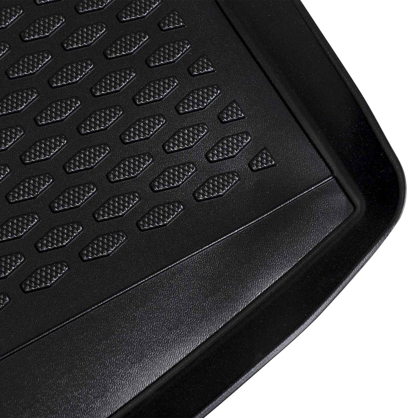Trunk Mat Black suitable for Fiat 500 2018- Rubber