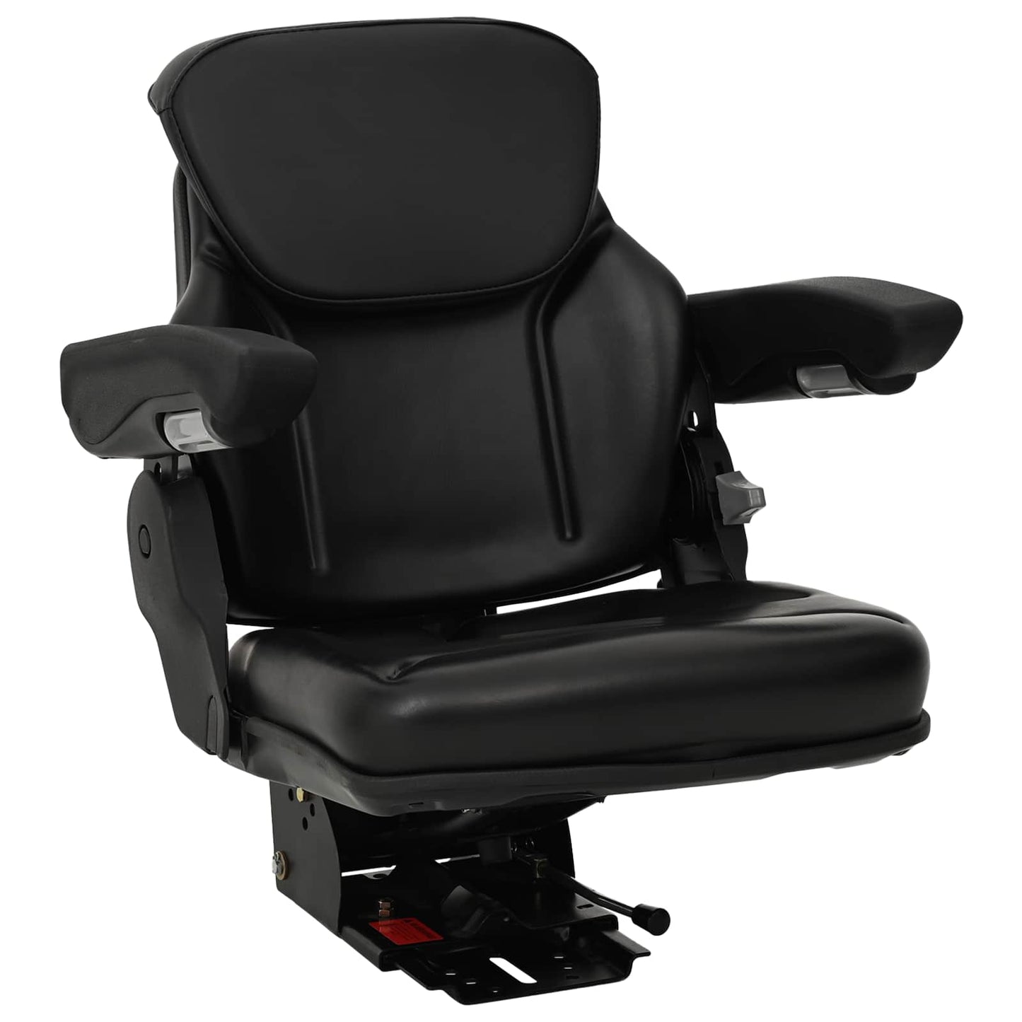 Tractor Seat with Suspension Black 60 x 58 x 72 cm