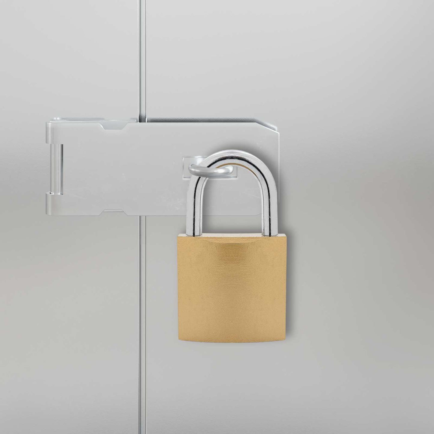 U Lock with Keys 2 pcs Brass Iron
