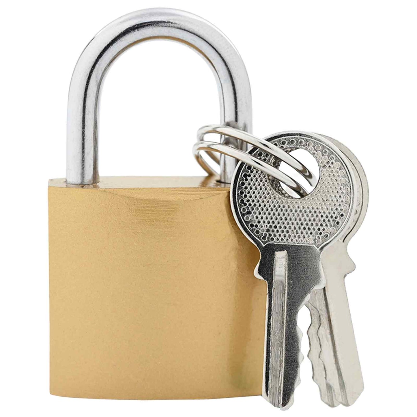 U Lock with Keys 12 pcs Brass Iron