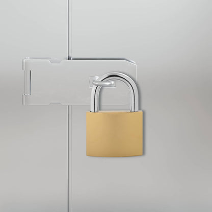 U Lock with Keys 2 pcs Brass Iron