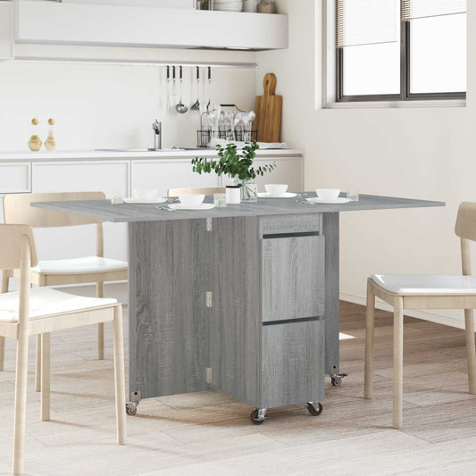 Dinning Table 2 pcs 140 x 80 x 77 cm Engineered Wood