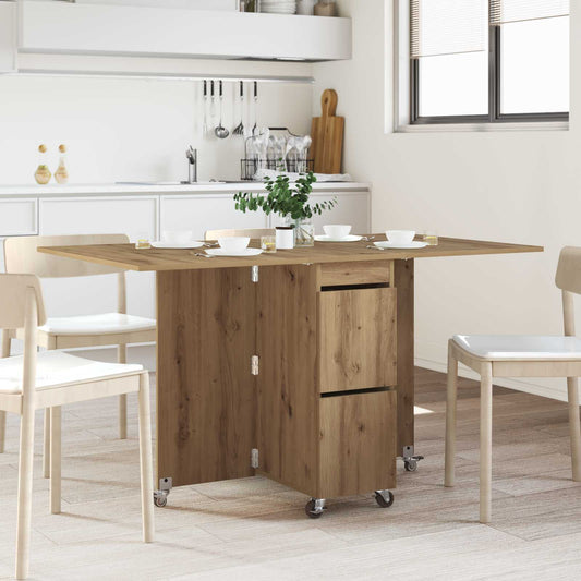 Dinning Table 2 pcs 140 x 80 x 77 cm Engineered Wood