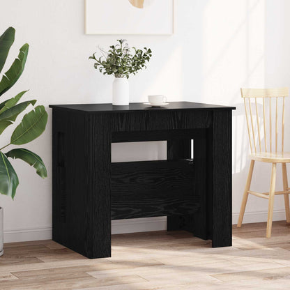 Dinning Table 180 x 85 x 75 cm Engineered Wood Black Oak