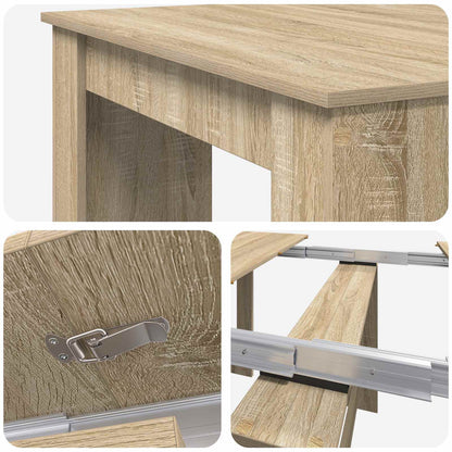 Dinning Table 180 x 85 x 75 cm Engineered Wood Sonoma Oak