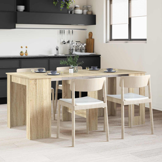 Dinning Table 180 x 85 x 75 cm Engineered Wood Sonoma Oak