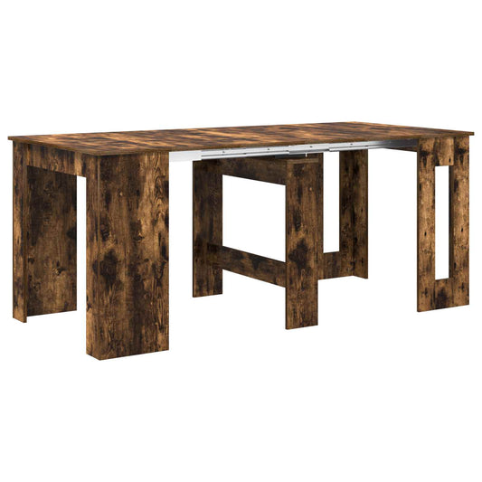 Dinning Table 180 x 85 x 75 cm Engineered Wood Smoked Oak