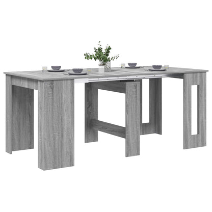Dinning Table 180 x 85 x 75 cm Engineered Wood Grey Sonoma