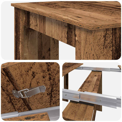 Dinning Table 180 x 85 x 75 cm Engineered Wood Old Wood
