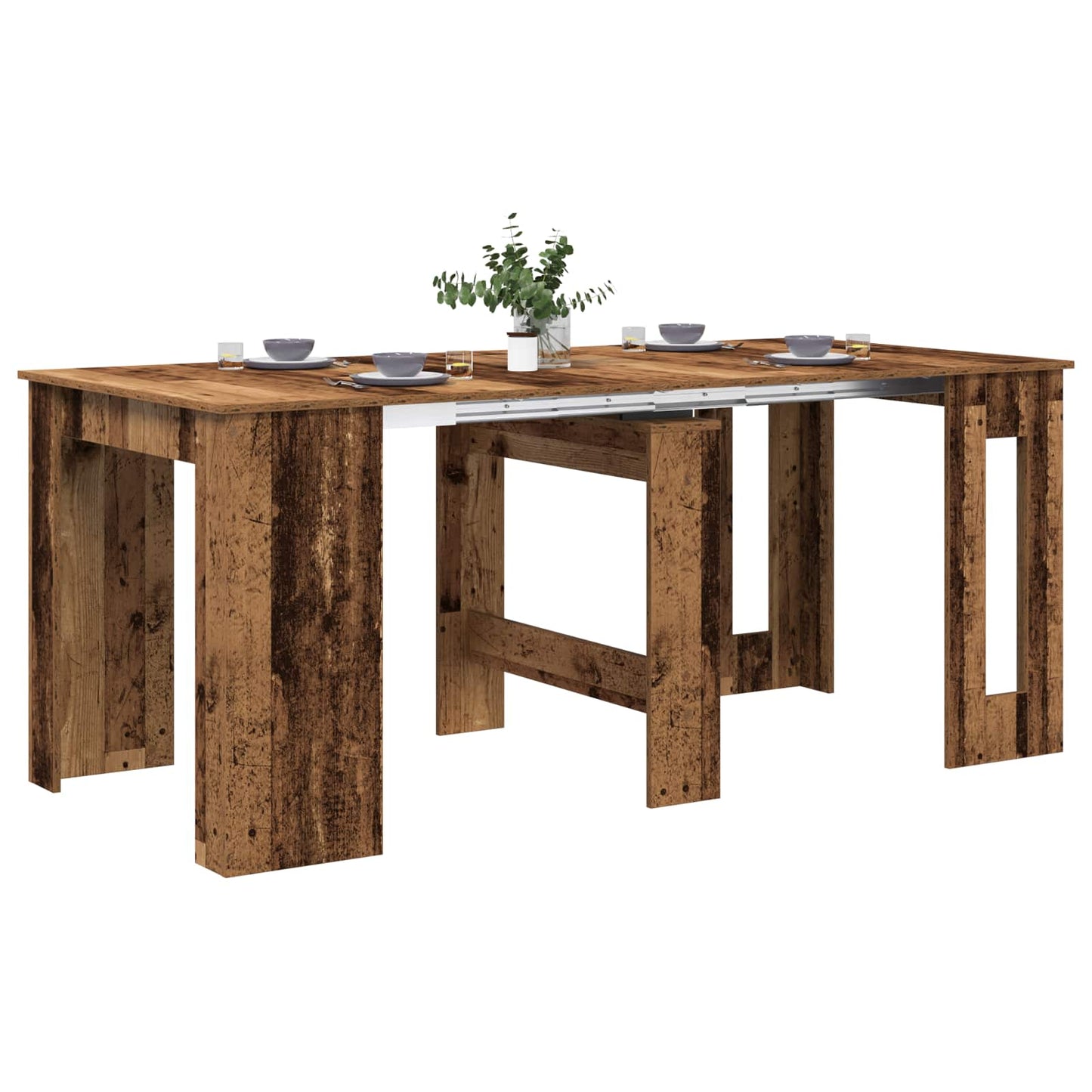 Dinning Table 180 x 85 x 75 cm Engineered Wood Old Wood