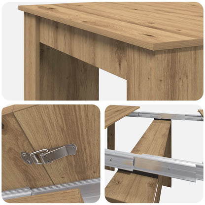 Dinning Table 180 x 85 x 75 cm Engineered Wood Artisan Oak