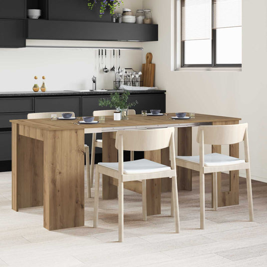 Dinning Table Artisan Oak 180 x 85 x 75 cm Engineered Wood