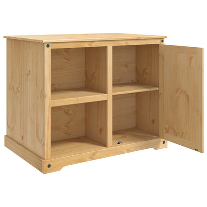 Kitchen Trolley 2 pcs Honey Wax 112 x 77 x 91.5 cm Solid-Pine