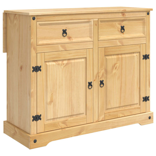 Kitchen Island Set Honey Wax 112 x 70 x 91.5 cm Solid-Pine
