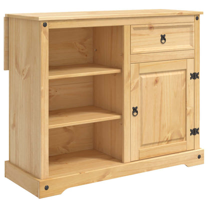 Kitchen Trolley 2 pcs Honey Wax 112 x 70 x 91.5 cm Solid-Pine