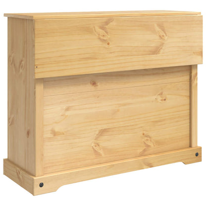 Kitchen Trolley 2 pcs Honey Wax 112 x 70 x 91.5 cm Solid-Pine