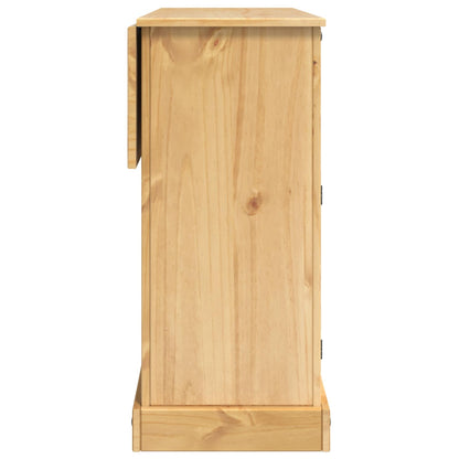 Kitchen Trolley 2 pcs Honey Wax 112 x 70 x 91.5 cm Solid-Pine