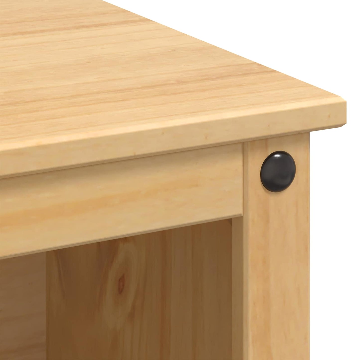 Kitchen Island Set with Shelf 3 pcs Honey Wax Solid-Pine
