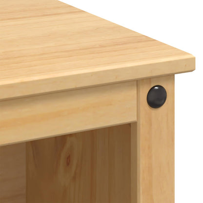 Kitchen Island Set with Shelf 3 pcs Honey Wax Solid-Pine