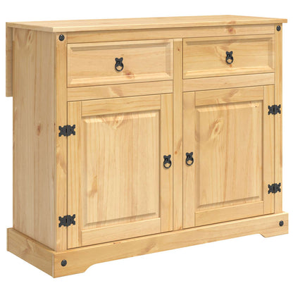 Kitchen Island Set 3 pcs CORONA Honey Wax 112 x 70 x 91.5 cm
