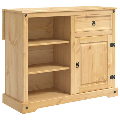 Kitchen Island Set with Drawer 3 pcs Honey Wax Solid-Pine