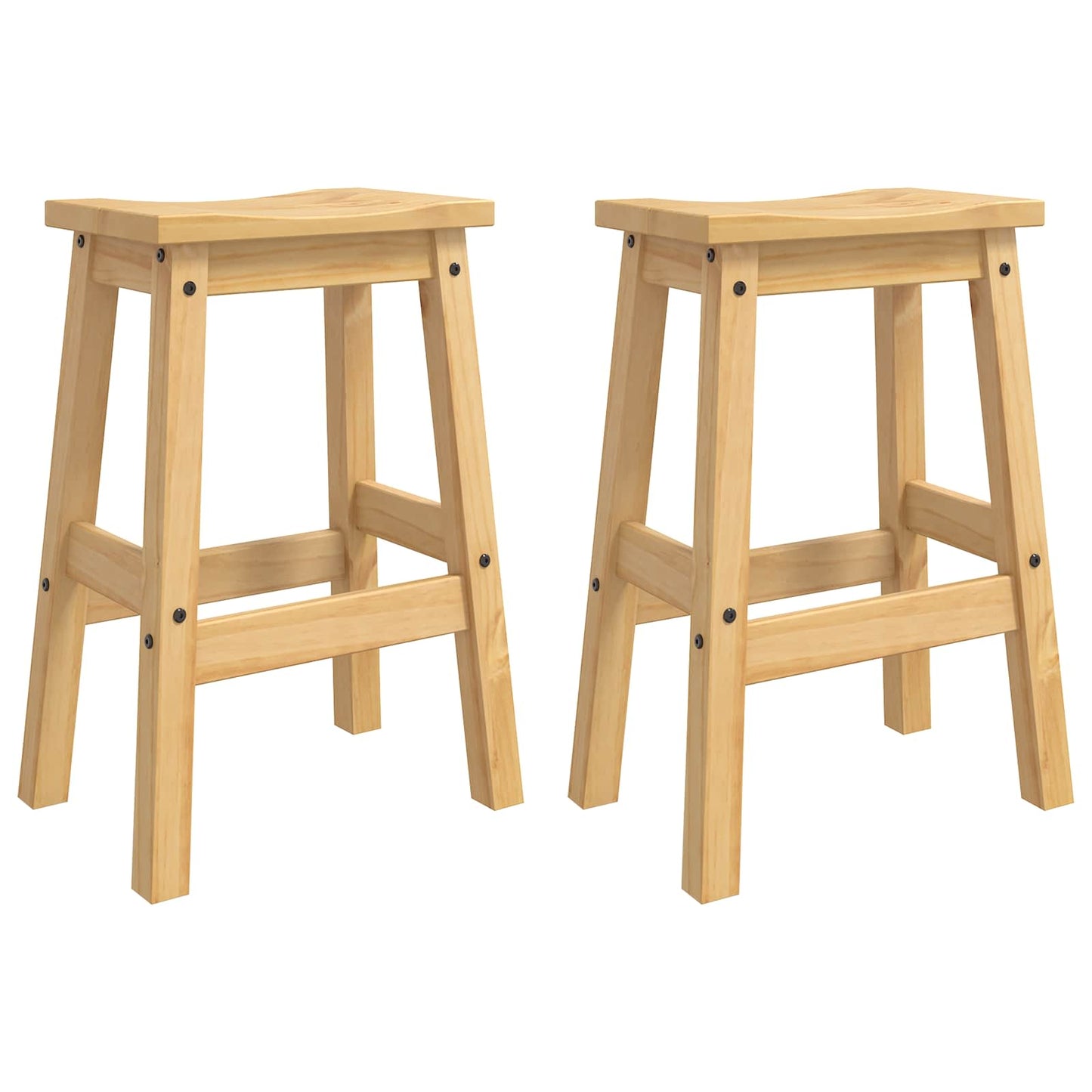 Kitchen Island Set with Drawer 3 pcs Honey Wax Solid-Pine