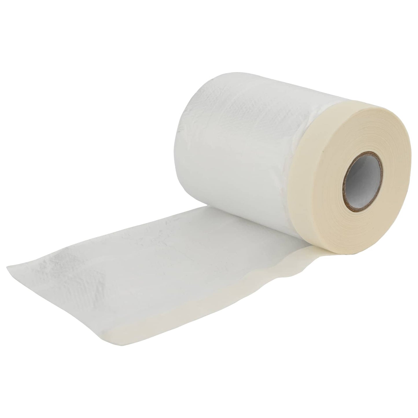 Dust Sheet with Adhesive Tape 12 pcs Transparent 55 x 3300 cm