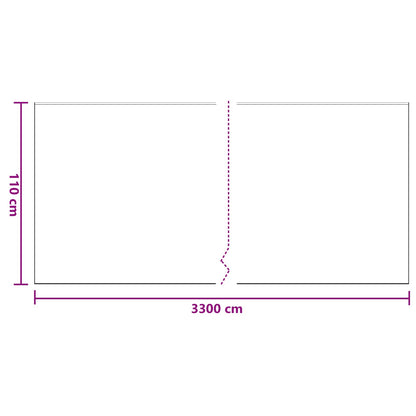 Dust Sheet with Adhesive Tape 12 pcs Transparent 110 x 3300 cm