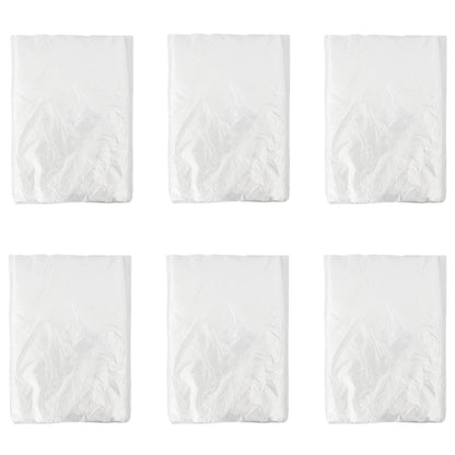 Dust Sheet 6 pcs Transparent 400 x 500 cm HDPE