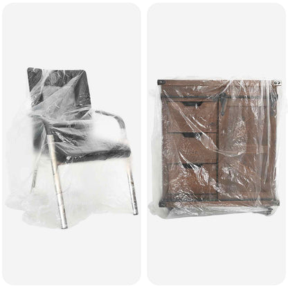 Dust Sheet 12 pcs Transparent 400 x 500 cm HDPE