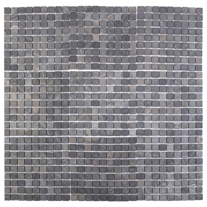 Mosaic Tiles Grey 30 x 30 cm Marble