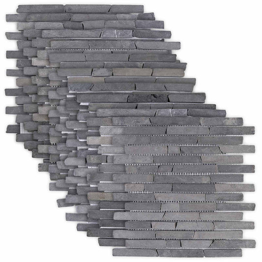 Mosaic Tiles Grey 30 x 30 cm Marble