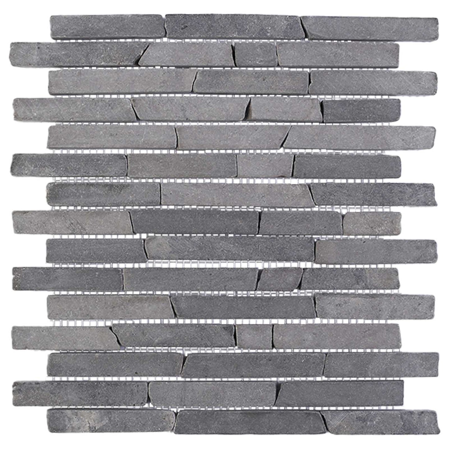 Mosaic Tiles Grey 30 x 30 cm Marble