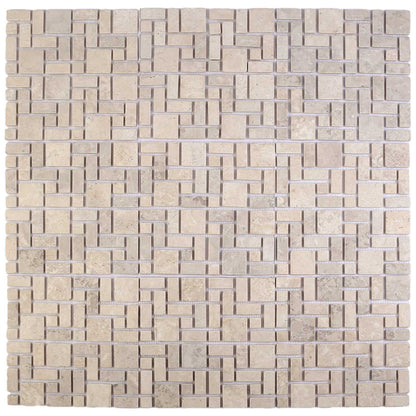 Mosaic Tiles Cream 30 x 30 cm Marble