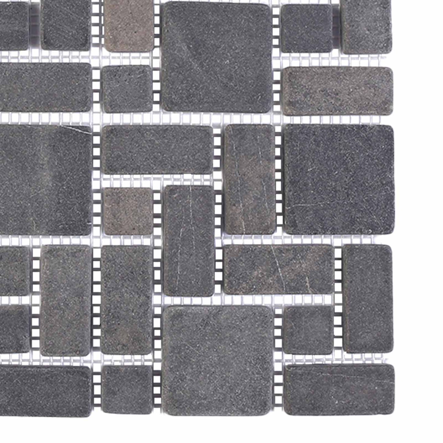 Mosaic Tiles Grey 30 x 30 cm Marble
