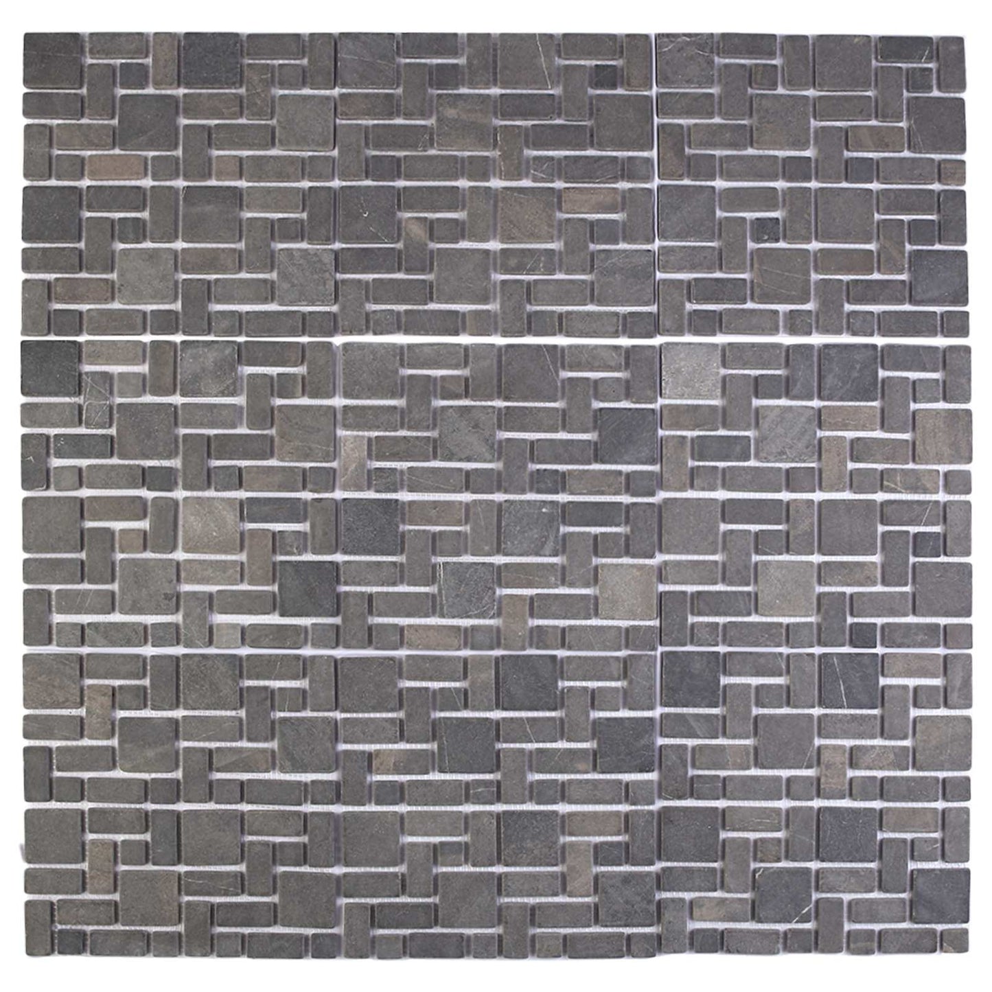 Mosaic Tiles Grey 30 x 30 cm Marble