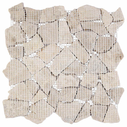 Mosaic Tiles Cream 30 x 30 cm Marble