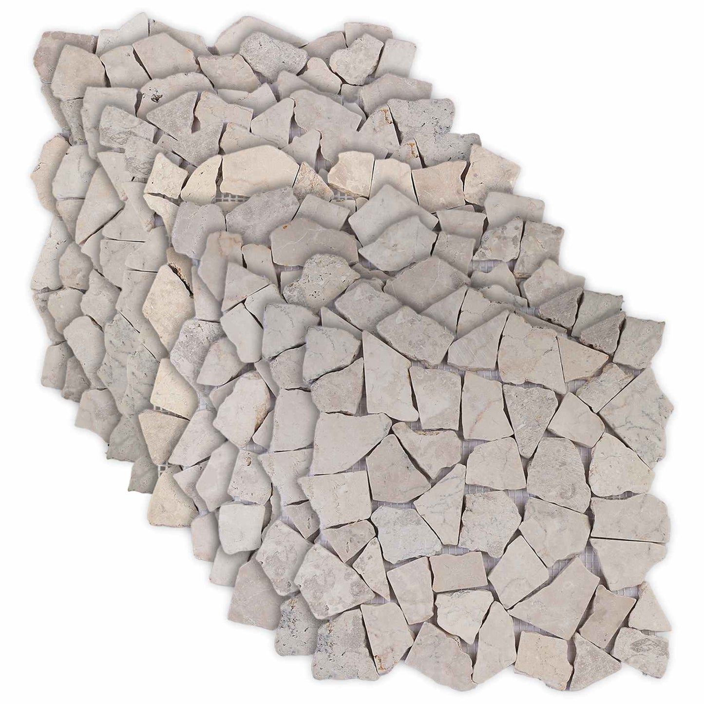 Mosaic Tiles Cream 30 x 30 cm Marble