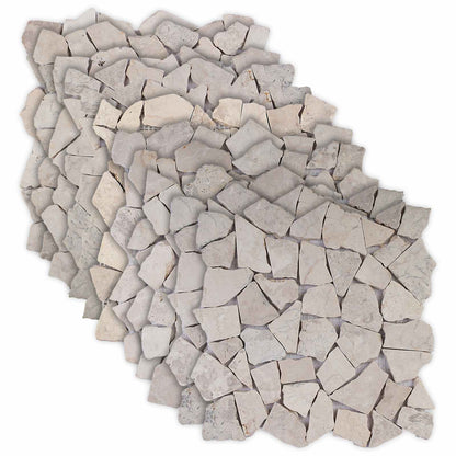 Mosaic Tiles Cream 30 x 30 cm Marble