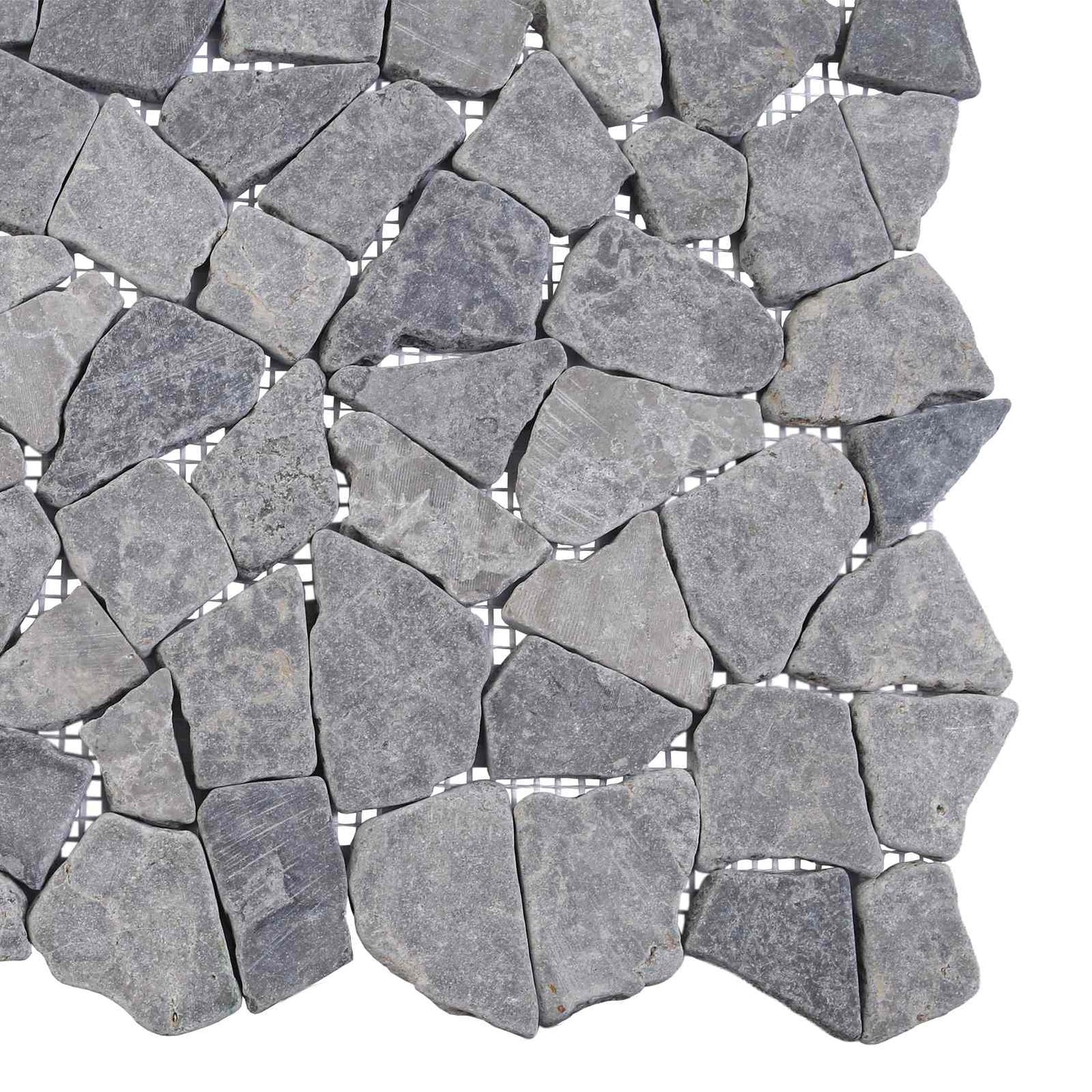 Mosaic Tiles Light Grey 30 x 30 cm Marble