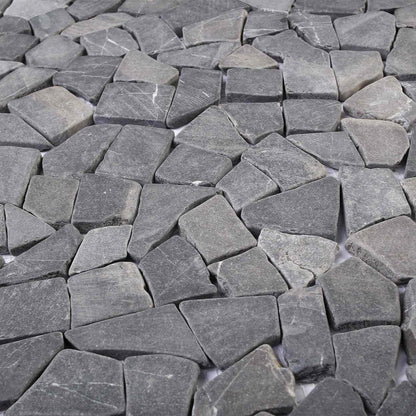 Mosaic Tiles Dark Grey 30 x 30 cm Marble
