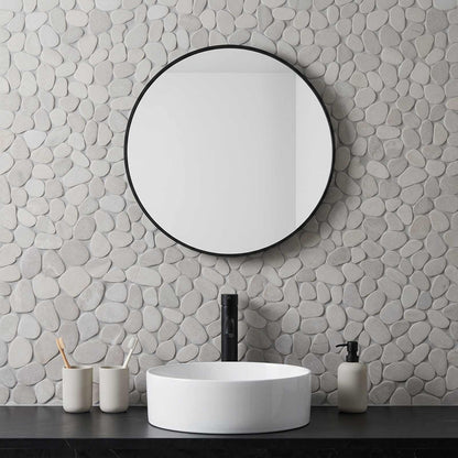 Pebble Tiles Taupe 30 x 30 cm River Pebble