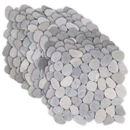 Pebble Tiles Grey 30 x 30 cm River Pebble
