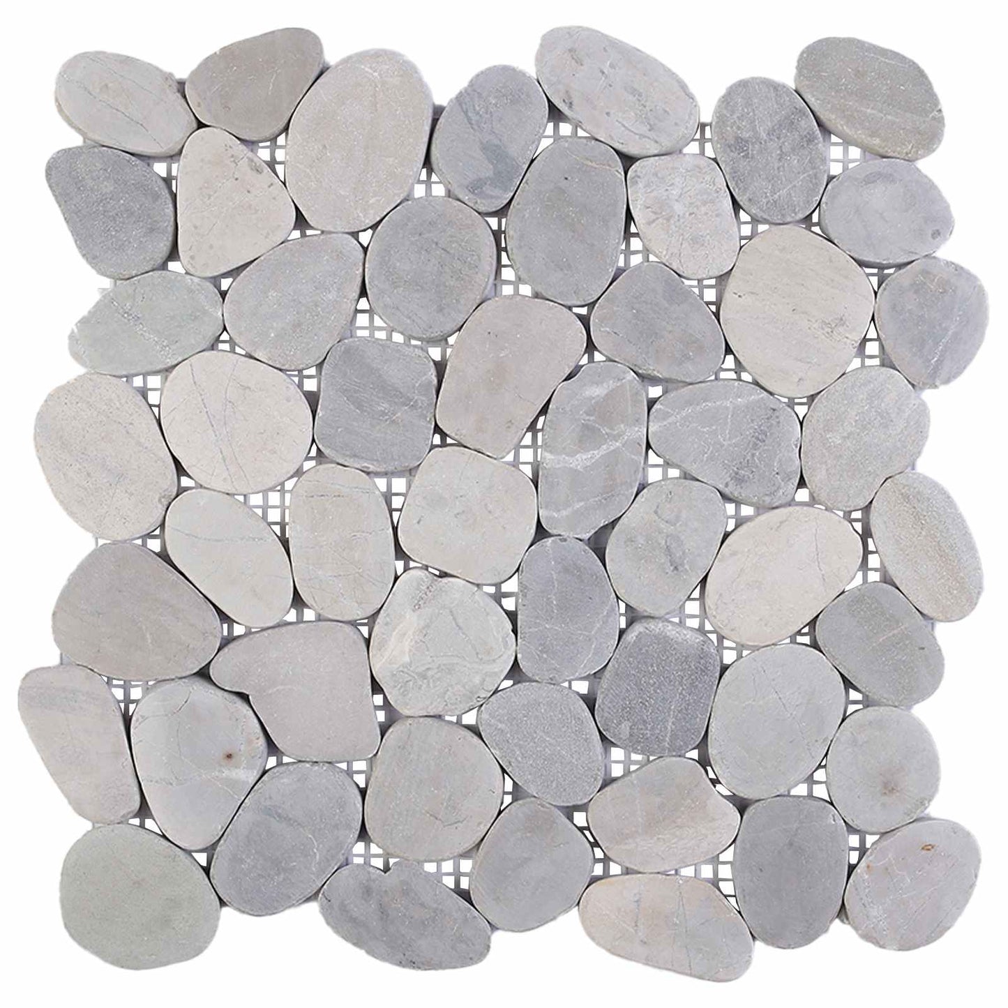 Pebble Tiles Grey 30 x 30 cm River Pebble