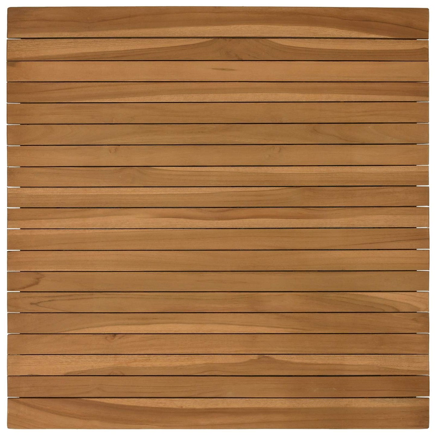 Table Top 70 x 70 x 3.5 cm Square Solid Teak Wood Natural