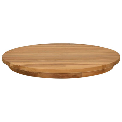 Table Top Ø 40 x 3.5 Round Solid Teak Wood Natural