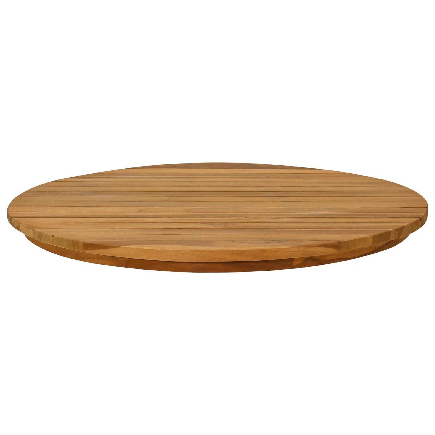 Table Top Ø 60 x 3.5 Round Solid Teak Wood Natural