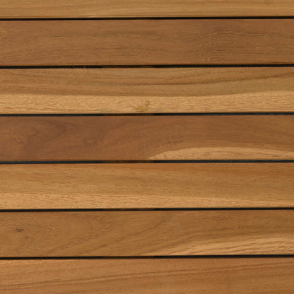 Table Top 120 x 70 x 3.5 cm Rectangular Solid Teak Wood Natural