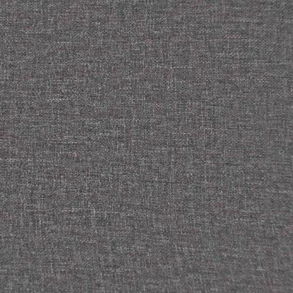 Bed Frame with Upholstered Headboard Dark Brown and Light Grey